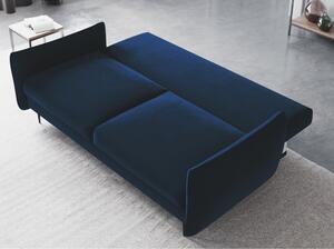 Vermont sötétkék kinyitható kanapé tárolóhellyel - Cosmopolitan Design