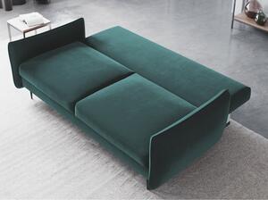 Vermont petróleumzöld kinyitható kanapé tárolóhellyel - Cosmopolitan Design