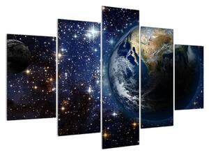 Bolygók az űrben (150x105 cm)