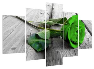 Zöld rózsa kép (150x105 cm)