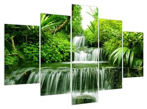 Indonéz vízesések képe (150x105 cm)