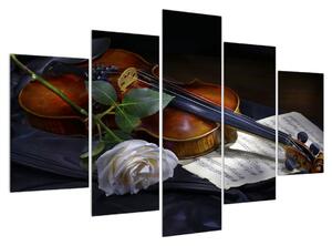 Rózsa és a hegedű képe (150x105 cm)