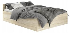 CLP ágy emelőrácsos 120x200 cm - sonoma tölgy