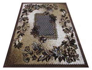 Minőségi barna szőnyeg a nappaliba Szélesség: 100 cm | Hossz: 190 cm