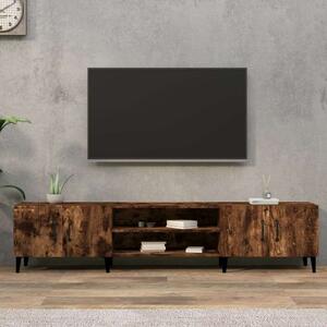 VidaXL füstös tölgyszínű szerelt fa TV-szekrény 180x31,5x40 cm