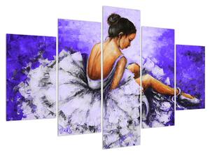 Ülő balerina képe (150x105 cm)