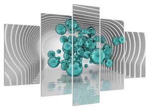 Absztrakt kép - buborékok (150x105 cm)