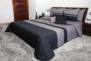 Steppelt szürke fekete ágytakarók Szélesség: 200 cm | Hossz: 220 cm