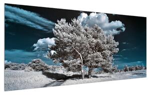 Hófehér fa képe (120x50 cm)
