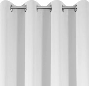 Minőségi fehér sötétítő függöny ringlivel Hossz: 175 cm