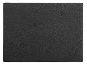 Troja Rectangle fekete műbőr tányéralátét, 33 x 45 cm - ZicZac