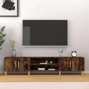 VidaXL füstös tölgyszínű szerelt fa TV-szekrény 180x31,5x40 cm