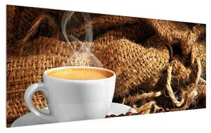 Egy csésze kávé képe (120x50 cm)