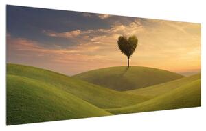 Szerelmes fa képe (120x50 cm)