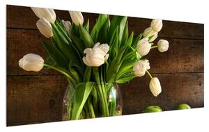 Tulipáok a vázában (120x50 cm)