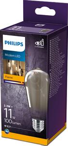 Philips E27 LED Edison 2,3W 100lm 1800K meleg fehér - 11W izzó helyett