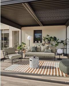 Mareluz bézs fémszerkezetű kerti kanapé - Kave Home