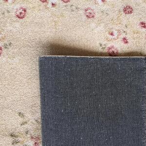 Díszes szürke-krémszínű vintage szőnyeg Szélesség: 80 cm | Hossz: 150 cm