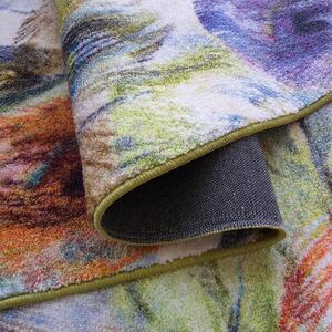 Fenomenális színes szőnyeg pávatoll motívummal Szélesség: 80 cm | Hossz: 150 cm