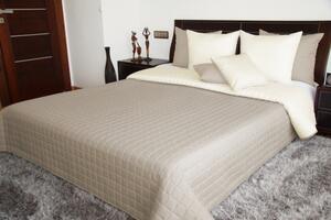 Bézs színű ágytakaró geometriai varrással Szélesség: 75 cm | Hossz: 160 cm