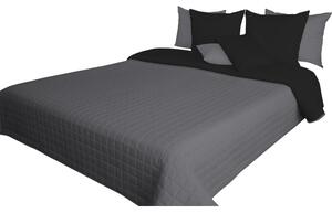 Fekete kétoldalas ágytakarók egy- és kétszemélyes ágyra Szélesség: 75 cm | Hossz: 160 cm
