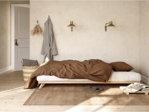 Borovi fenyő egyszemélyes ágy ágyráccsal 90x200 cm Senza – Karup Design