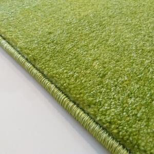 Egyszínű zöld színű szőnyeg Szélesség: 120 cm | Hossz: 170 cm