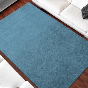 Egyszínű kék színű szőnyeg Szélesség: 120 cm | Hossz: 170 cm