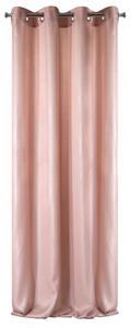 Fényes púder rózsaszín ablakdrapéria 140 x 250 cm Hossz: 250 cm