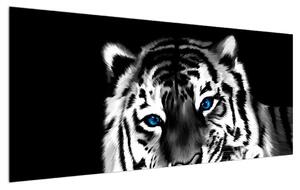 Tigris a kölykével képe (120x50 cm)