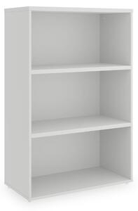 SimpleOffice közepes szekrény 80 x 40 x 120 cm, fehér