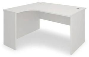 SimpleOffice sarokasztal 140 x 120 cm, bal, fehér