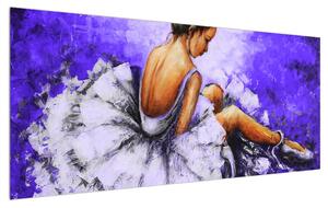 Ülő balerina képe (120x50 cm)