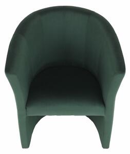 KONDELA Klub fotel, smaragd anyag, CUBA