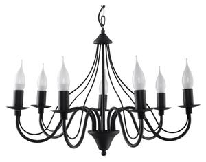 Fiorano 7 fekete függőlámpa - Nice Lamps