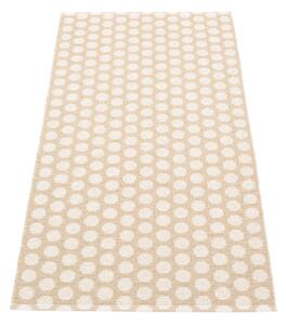 Bézs-krémszínű kültéri-beltéri futószőnyeg 70x150 cm Noa Beige Vanilla – Pappelina