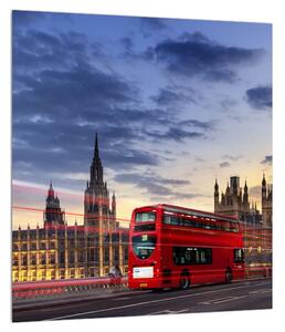 Londoni bus képe (30x30 cm)