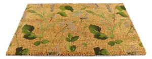 Kókuszrost lábtörlő 40x60 cm Watercolour Leaves – Artsy Doormats