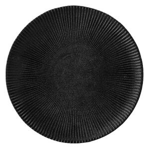 Neri fekete agyagkerámia tányér, ø 23 cm - Bloomingville