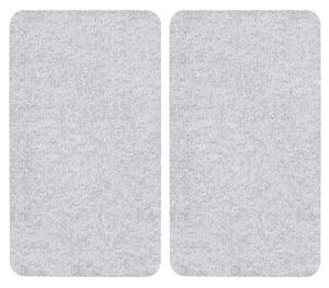 Edzett üveg tűzhely fedőlap szett 2 db-os 52x30 cm Transparent – Allstar