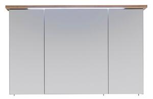 Fehér függő fürdőszoba szekrény tükörrel 115x72 cm Set 923 - Pelipal