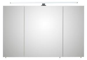 Fehér függő fürdőszoba szekrény tükörrel 110x70 cm Set 360 - Pelipal