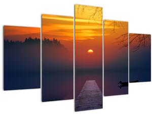 Híd képe naplementekor (150x105 cm)