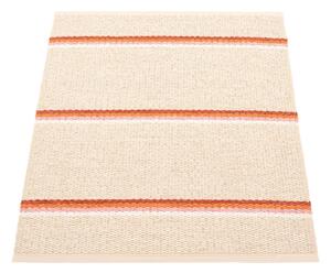Téglavörös-krémszínű kültéri-beltéri szőnyeg 70x90 cm Olle Brick Cream – Pappelina