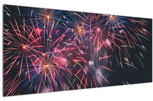 Tűzijáték képe (120x50 cm)