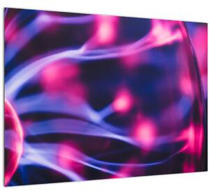 Absztrakt lila kép (70x50 cm)
