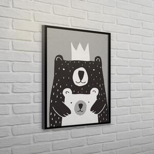 Gyerek fali dekoráció Bear – Styler