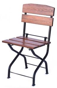 ROJAPLAST WEEKEND fenyőfából készült összecsukható kerti szék (Mérete:)