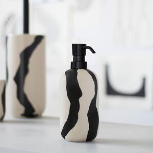 Fekete-fehér kerámia szappanadagoló 200 ml Icon – Mette Ditmer Denmark