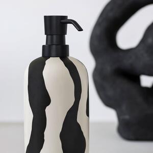 Fekete-fehér kerámia szappanadagoló 200 ml Icon – Mette Ditmer Denmark